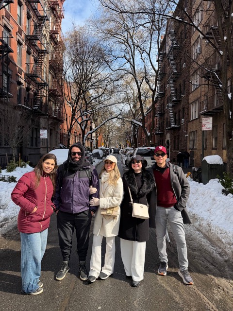 village no inverno em nova york
