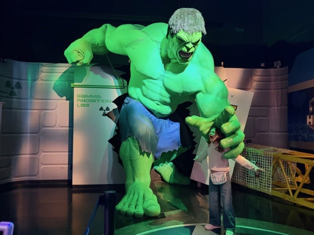 Hulk no Madame Tussuds Nova York