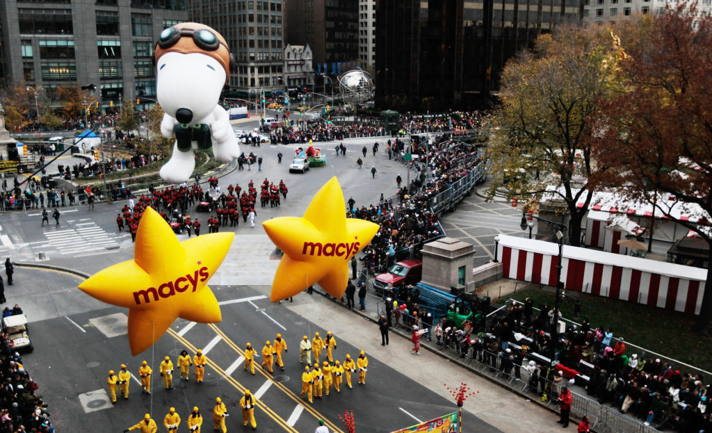 Macy's Thanksgiving Day Parade Winds Through New York City