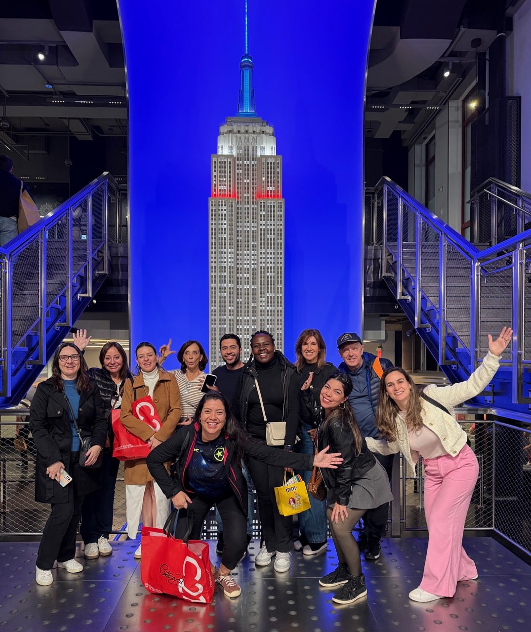antes de subir no Empire State Building