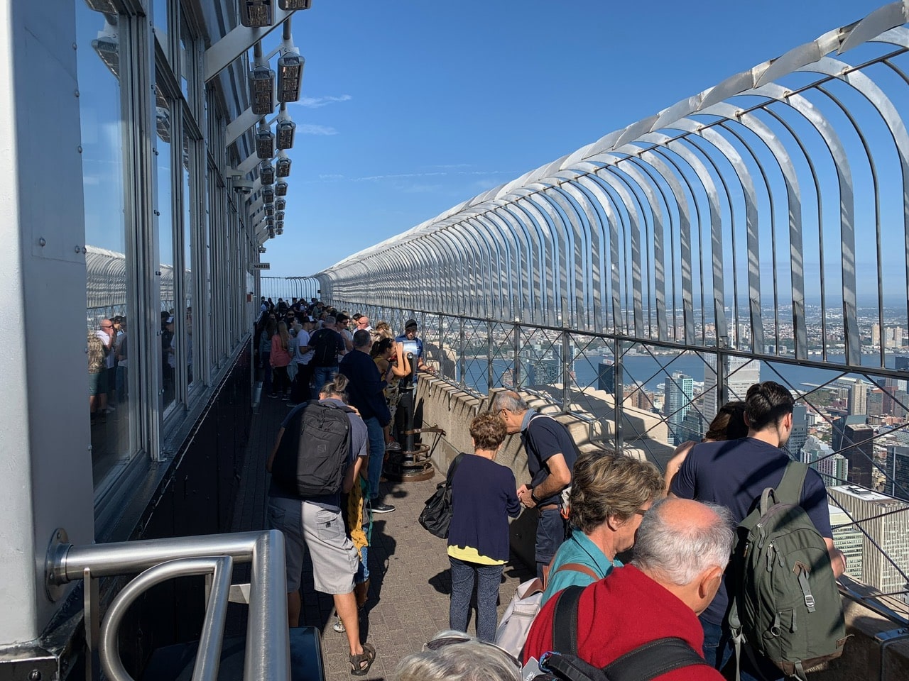 aerea externa no Empire State Biulding