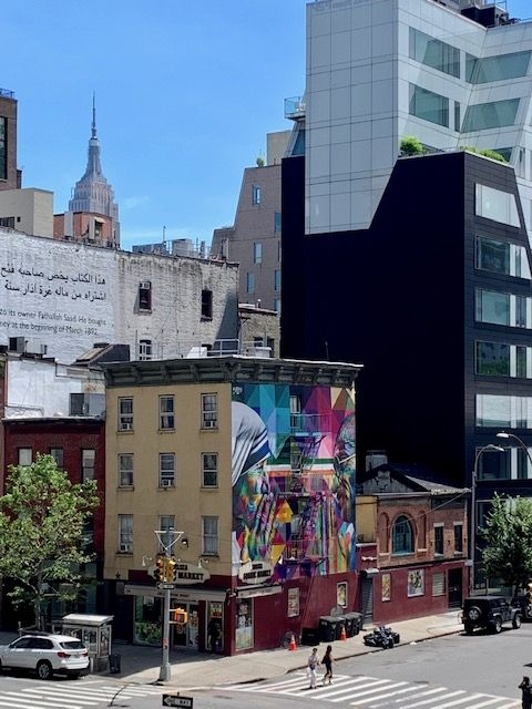 Mural Kobra visto do High Line Park