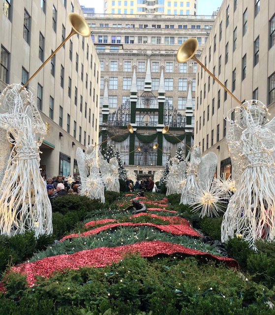 Rockefeller Center - decoração de natal em Nova York