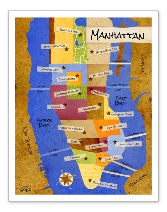 Mapa de Nova York