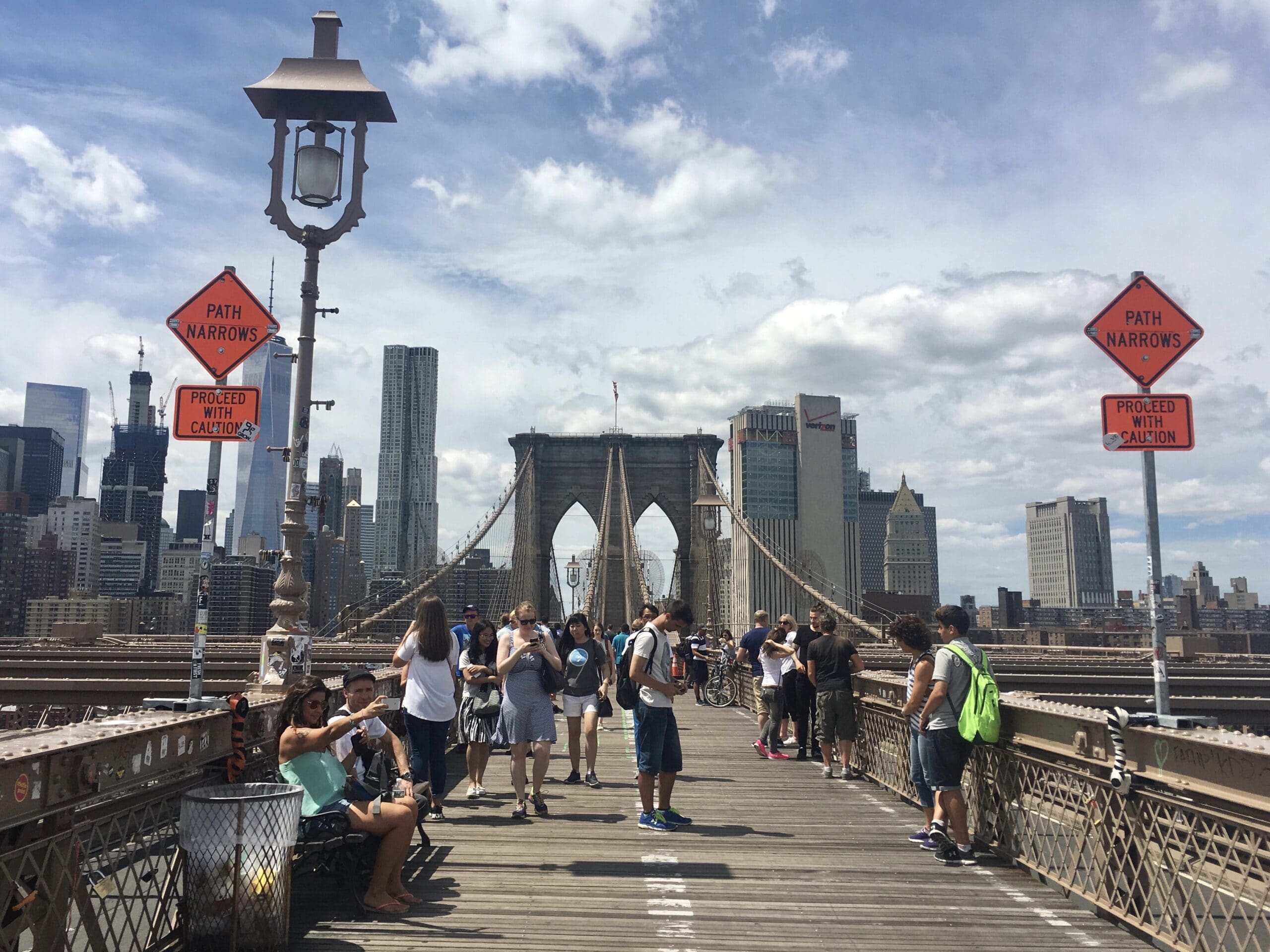 Nova York em julho - brooklyn bridge