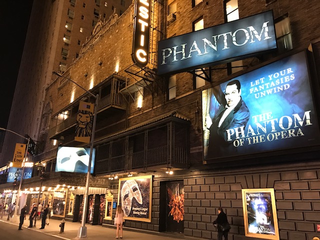 O Fantasma da Ópera na Broadway