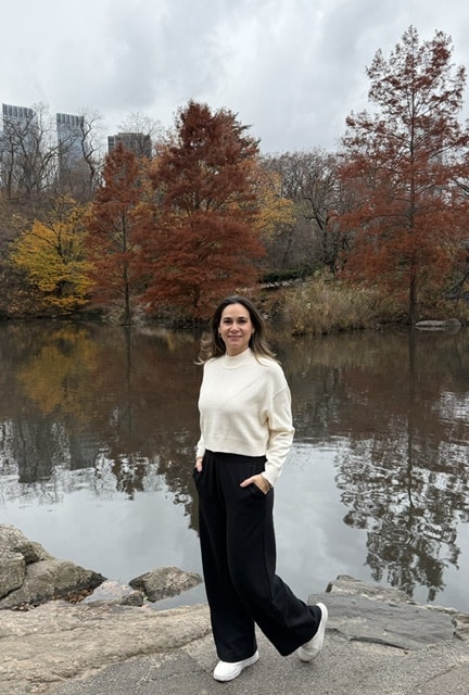 Central Park com as cores do outono